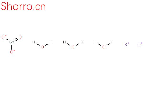 錫(IV)酸鉀三水合物結(jié)構(gòu)式圖片|12125-03-0結(jié)構(gòu)式圖片